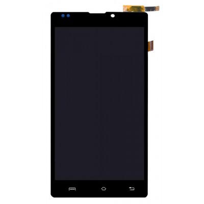 Lcd With Touch Screen For Lava Iris Fuel 20 Grey By - Maxbhi Com