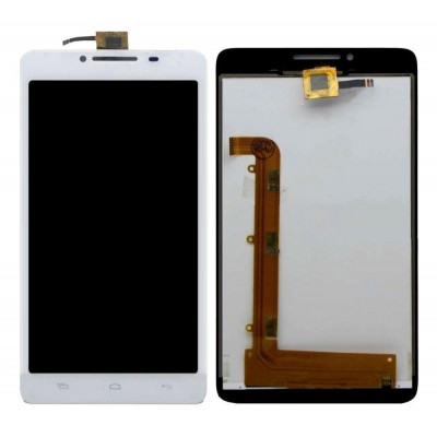 Lcd With Touch Screen For Micromax Canvas Doodle 3 A102 White By - Maxbhi Com