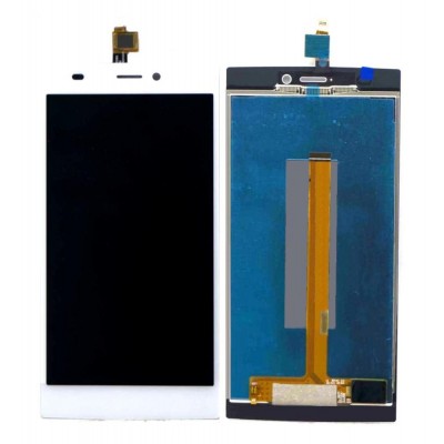 Lcd With Touch Screen For Micromax Canvas Nitro 2 E311 White By - Maxbhi Com