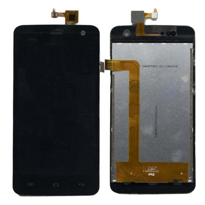 Lcd With Touch Screen For Micromax Unite 2 A106 Black By - Maxbhi Com
