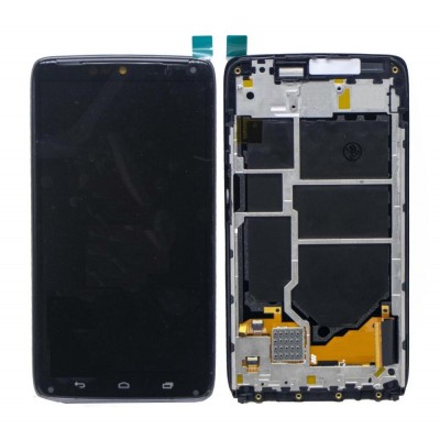 Lcd With Touch Screen For Motorola Droid Turbo White By - Maxbhi Com