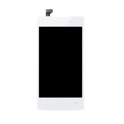 Lcd With Touch Screen For Oppo Joy Plus White By - Maxbhi.com