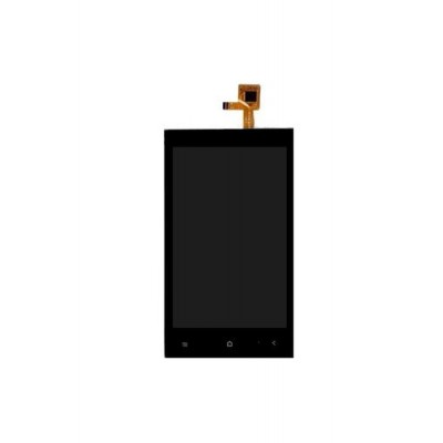 Lcd With Touch Screen For Spice Stellar 439 Black By - Maxbhi.com