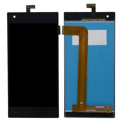 Lcd With Touch Screen For Xolo Cube 5 0 Black By - Maxbhi Com