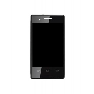 Lcd With Touch Screen For Zen 105 Plus White By - Maxbhi.com