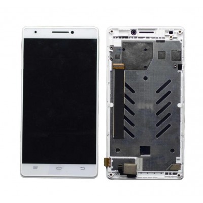 Lcd With Touch Screen For Intex Aqua Power Ii White By - Maxbhi Com