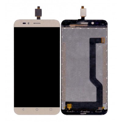 Lcd With Touch Screen For Intex Aqua Trend Champagne By - Maxbhi Com