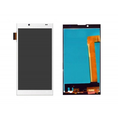 Lcd With Touch Screen For Panasonic P66 Mega White By - Maxbhi Com