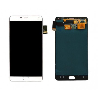 Lcd With Touch Screen For Gionee M5 Plus White By - Maxbhi Com