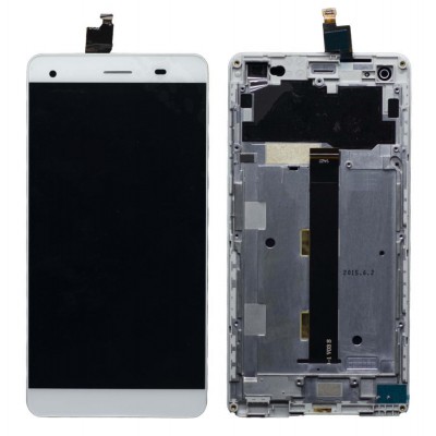 Lcd With Touch Screen For Lava Pixel V1 White By - Maxbhi Com