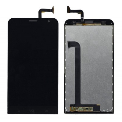 Lcd With Touch Screen For Asus Zenfone 2 Laser Ze550klwhite By - Maxbhi Com