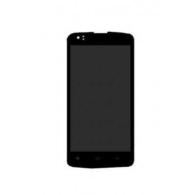 Lcd With Touch Screen For Intex Cloud Pace Black By - Maxbhi.com