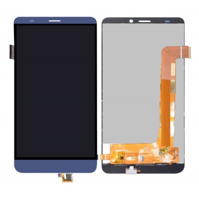 Lcd With Touch Screen For Micromax Canvas Mega 4g Blue By - Maxbhi Com