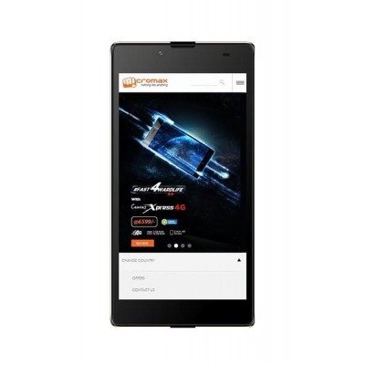 Touch Screen Digitizer for Micromax Canvas Amaze 4G - Black