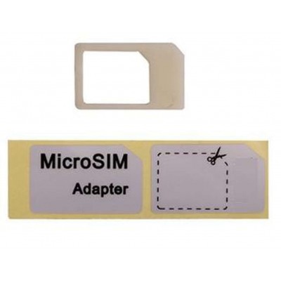 Sim Adapter For Apple iPad Micro Sim to Regular Sim Black