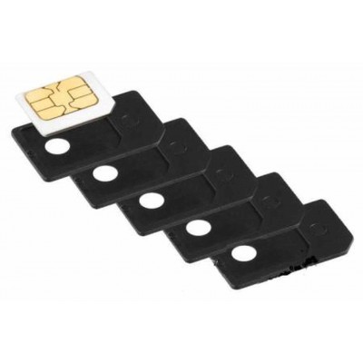 Sim Adapter For Apple iPhone Micro Sim to Regular Sim 5 Pieces