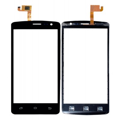 Touch Screen Digitizer For Spice Stellar 507 Mi507 Red Black By - Maxbhi Com