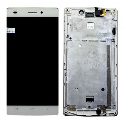 Lcd With Touch Screen For Intex Aqua Ace Mini White By - Maxbhi Com