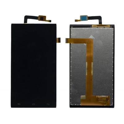 Display for Micromax Canvas Juice 2 Aq5001 Grey (Combo Folder) by Maxbhi.com
