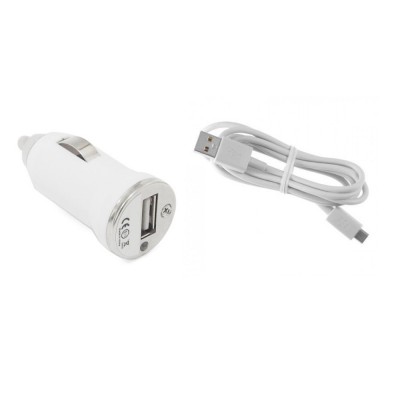 Car Charger for Lava KKT 21i with USB Cable