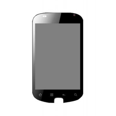 Lcd With Touch Screen For Celkon A67 Smartron White By - Maxbhi.com