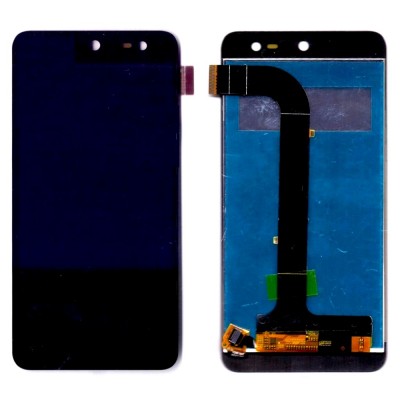 Display for Micromax Canvas Nitro 4g E455 Black (Combo Folder) by Maxbhi.com