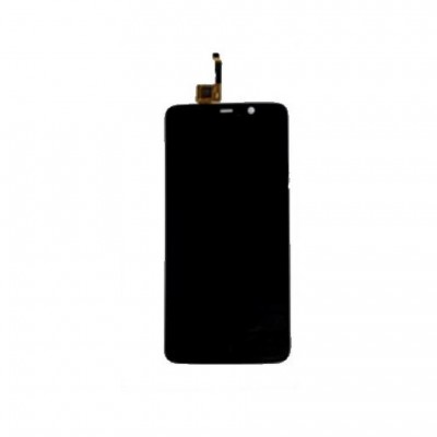 LCD with Touch Screen for Tecno L7 Black
