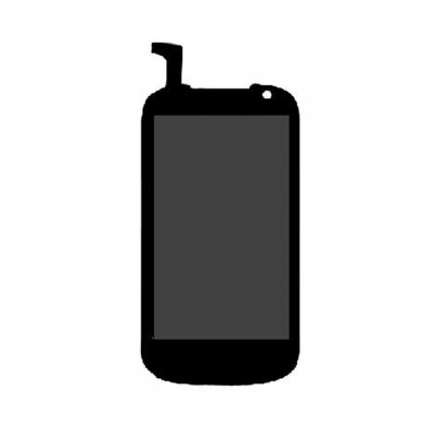 Lcd With Touch Screen For Spice Mi435 Stellar Nhance White By - Maxbhi.com