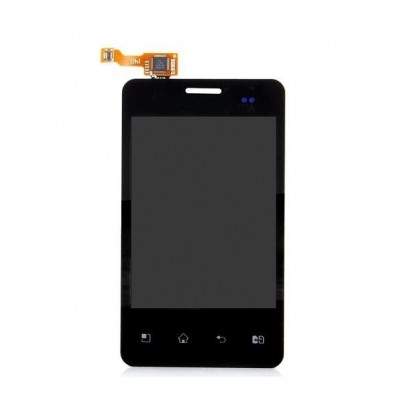 Lcd With Touch Screen For Lg Optimus L3 Dual E405 Black By - Maxbhi.com
