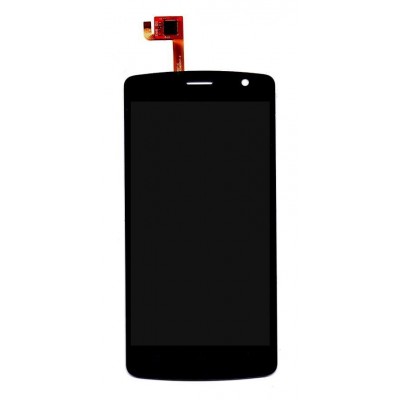 Lcd With Touch Screen For Spice Stellar 507 Mi507 Red Black By - Maxbhi.com