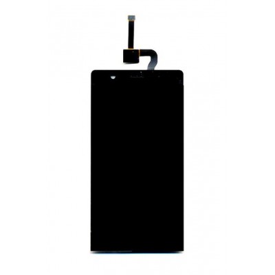 Lcd With Touch Screen For Lava Icon Black By - Maxbhi.com