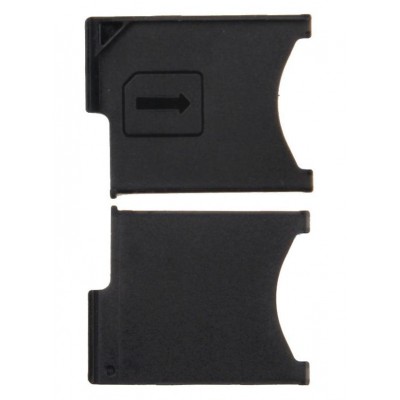 Sim Card Holder Tray For Sony Xperia Z Lte Black - Maxbhi Com
