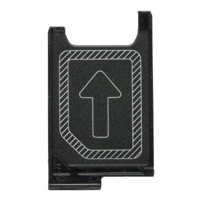Sim Card Holder Tray For Sony Ericsson Xperia Z3 D6603 Black - Maxbhi Com