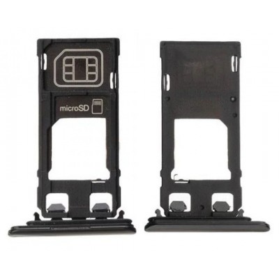 Sim Card Holder Tray For Sony Xperia X Performance Black - Maxbhi Com