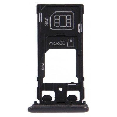 Sim Card Holder Tray For Sony Xperia X Performance Dual Black - Maxbhi Com