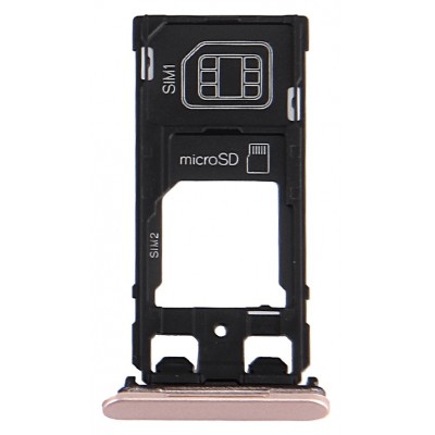 Sim Card Holder Tray For Sony Xperia X Performance Dual Rose Gold - Maxbhi Com