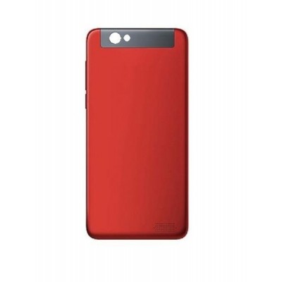 Back Panel Cover For Intex Aqua Xtreme Red - Maxbhi.com