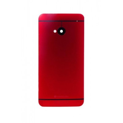 Back Panel Cover For Htc One M7 Red - Maxbhi.com