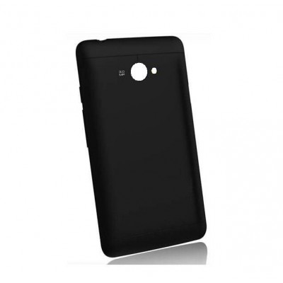 Back Panel Cover For Lava Iris 360 Music Black - Maxbhi.com