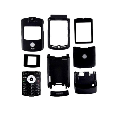 Full Body Housing For Motorola Razr V3c Black - Maxbhi Com