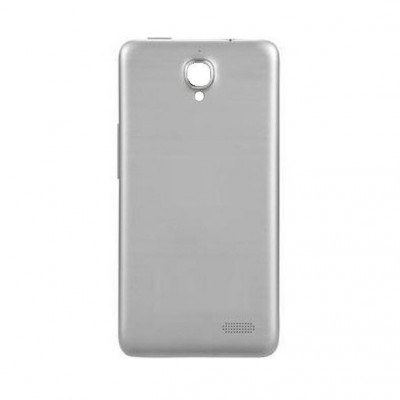 Back Panel Cover For Alcatel One Touch Idol Silver - Maxbhi.com