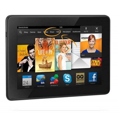 Back Panel Cover for Amazon Kindle Fire HDX 7 16GB WiFi - White