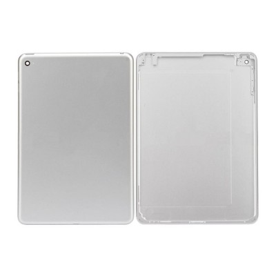 Back Panel Cover For Apple Ipad Mini 3 Wifi Plus Cellular With Lte Support Silver - Maxbhi Com