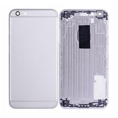 Back Panel Cover For Apple Iphone 6s Plus Silver - Maxbhi Com