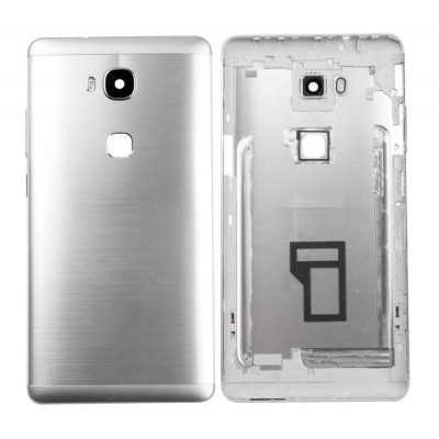 Back Panel Cover For Huawei Honor 5x Silver - Maxbhi Com