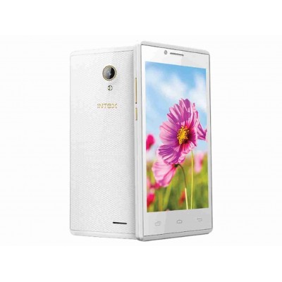 Back Panel Cover for Intex Aqua Q5 - Silver