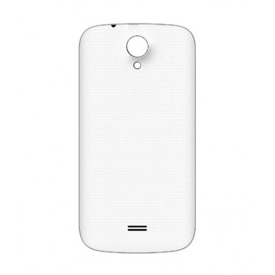 Back Panel Cover For Intex Aqua I3 White - Maxbhi.com