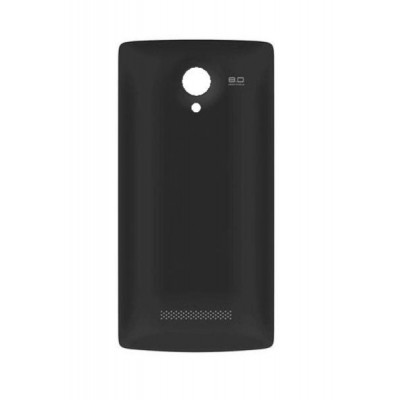 Back Panel Cover For Intex Aqua N8 Black - Maxbhi.com