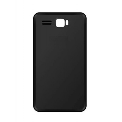 Back Panel Cover For Intex Aqua P3 Black - Maxbhi.com