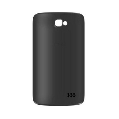 Back Panel Cover For Intex Aqua R2 Black - Maxbhi.com